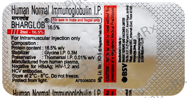 Bharglob 16.5% Injection 2ml