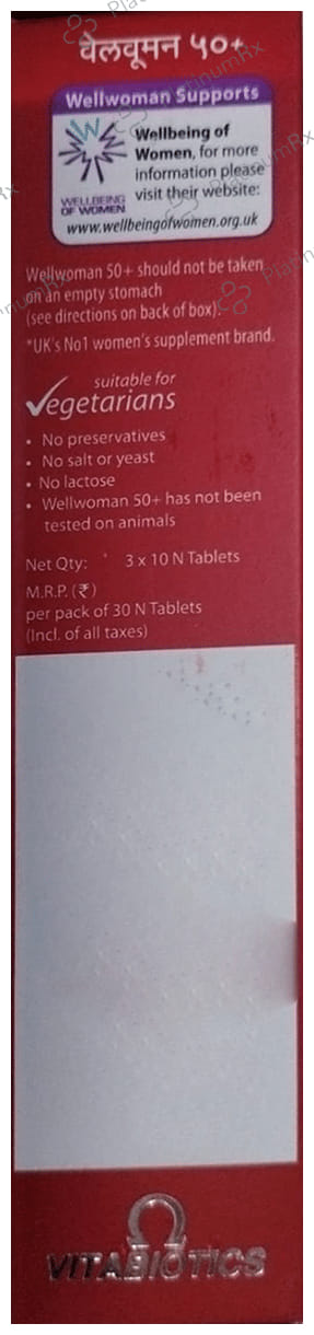 Wellwoman 50 Plus Health Supplement for Women Tablet 30s