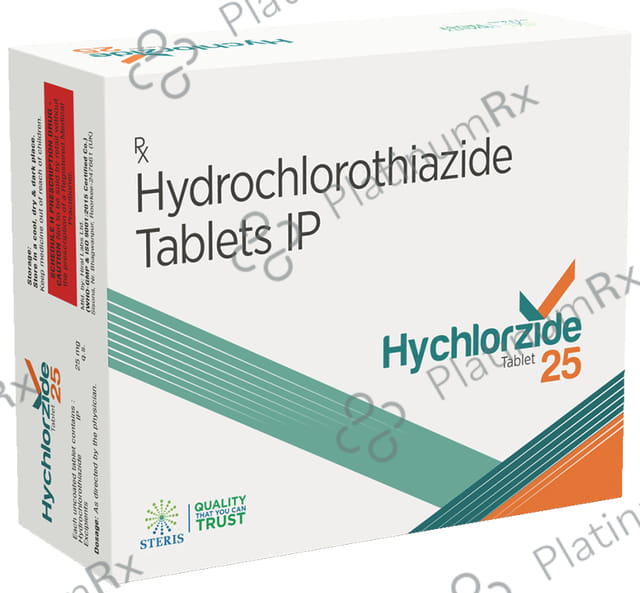 Hychlorzide 25mg Tablet 10s