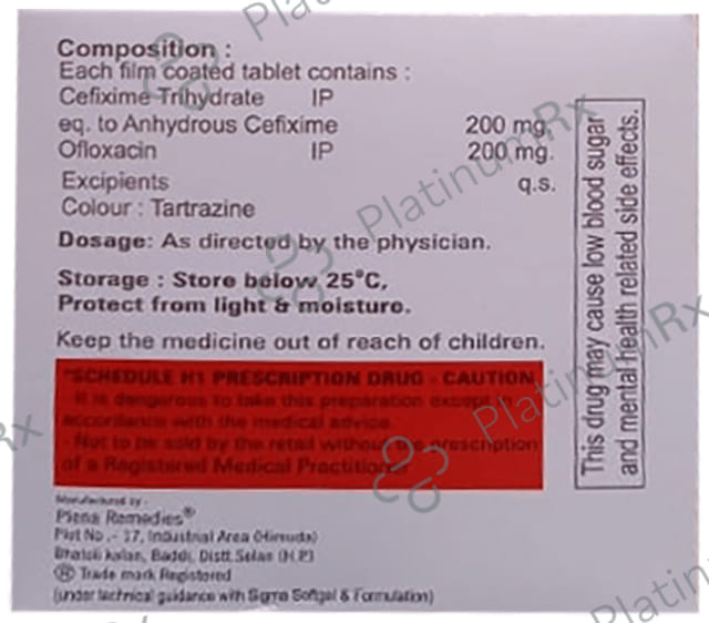 Sigrofix O 200mg/200mg Tablet