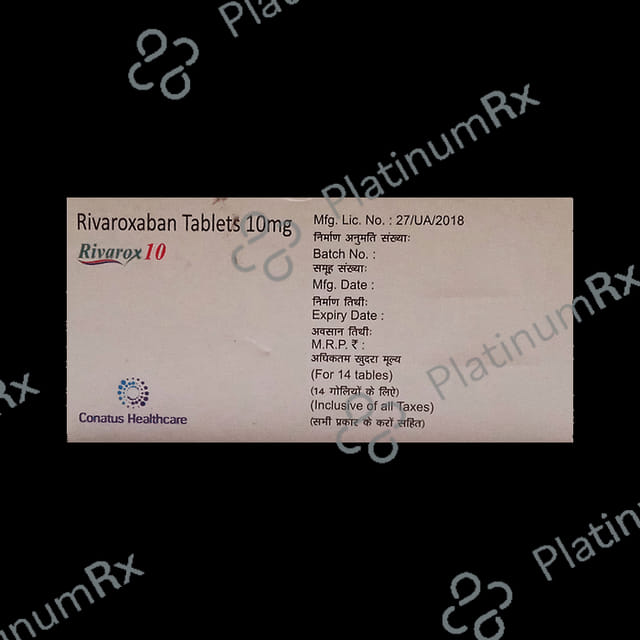 Rivarox 10 Tablet 14 tablets