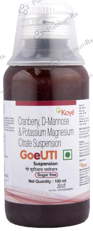 Goeuti Syrup Sugar Free 100 Syrup