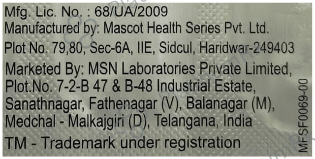 Linanext M 1000mg/5mg Tablet ER 10s