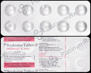 Dizibeat 8mg Tablet 10s