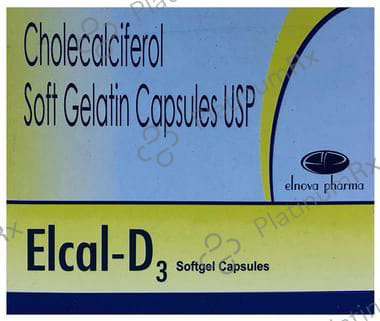 Elcal-D3 Soft Gelatin Capsule
