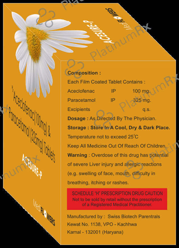 Acesure P 100/325mg Tablet 10s