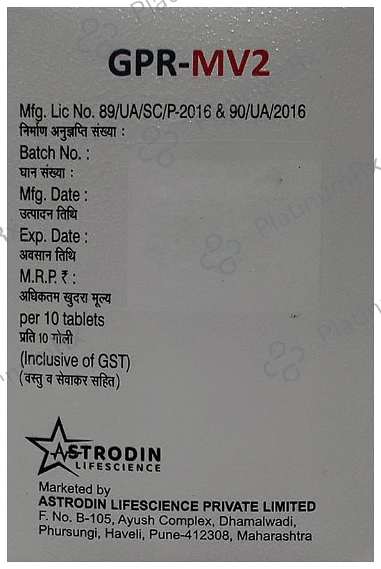 GPR-MV 2 Tablet SR
