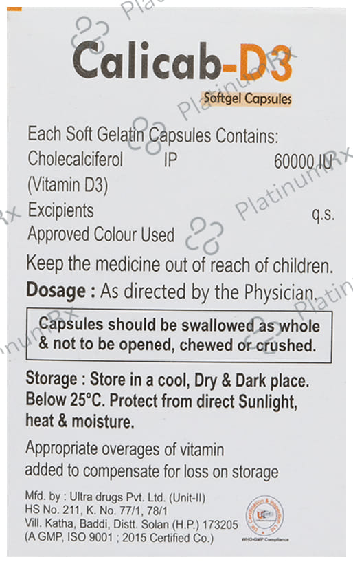 Calicab-D3 Softgel Capsule