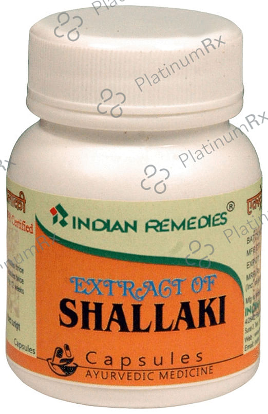 Indian Remedies Extract of Shallaki Capsule 50 capsules