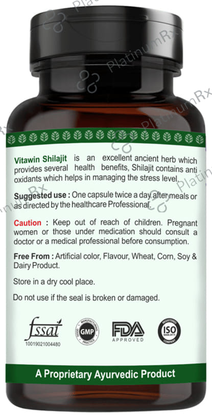 Vitawin Shilajit Vegetarian Capsule