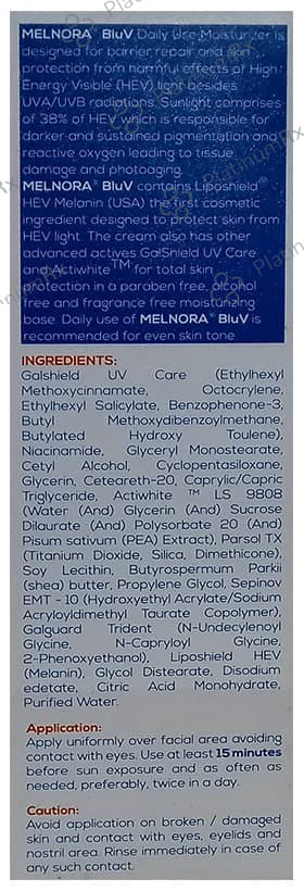 Melnora BluV Skin Lightening Moisturizer