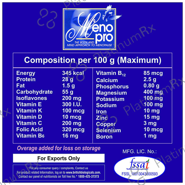 Meno Pro Mango Flavour Powder 200gm