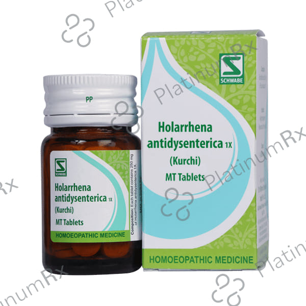 Dr Willmar Schwabe India Holarrhena Antidysenterica Tablet 1X