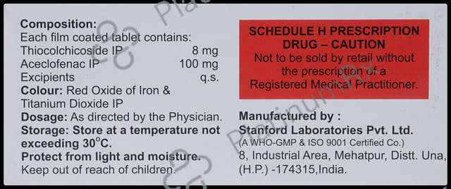 Thichoren AC 100mg/8mg Tablet