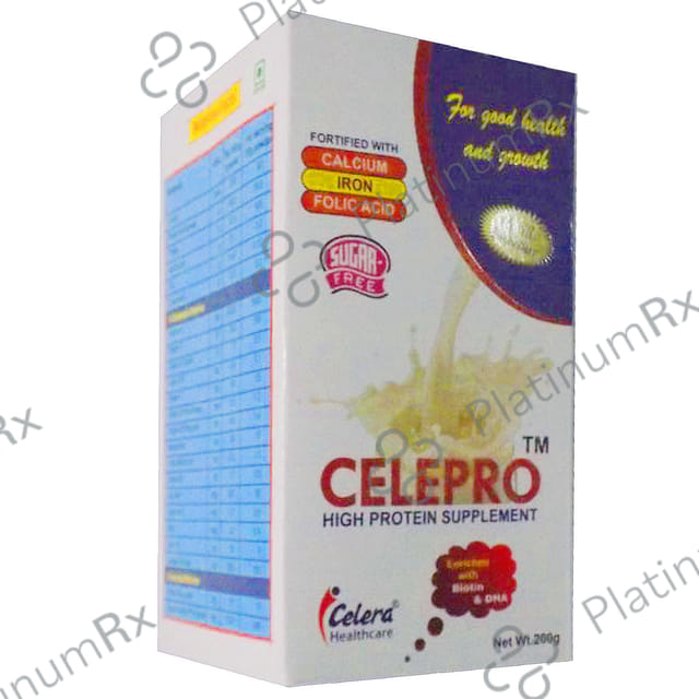 Celepro Vanilla Powder 200gm