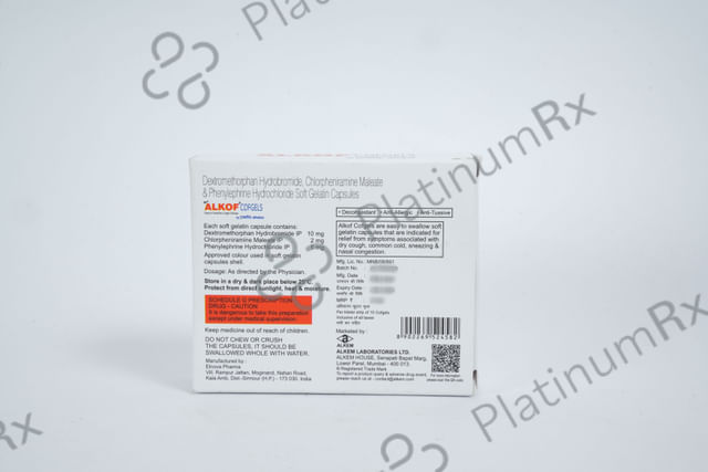Alkof Cofgel 2/10/5mg Capsule 15s