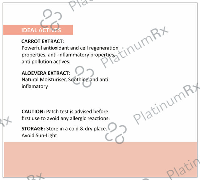 Oshea Herbals Carrot Shield SPF 15 Day Cream 50gm