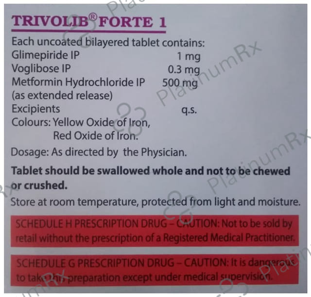 Trivolib Forte 1/500/0.3mg Tablet ER 15s