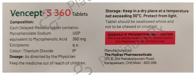 Vencept-S 360 Tablet DR
