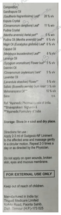 Gudgesic NF Liniment 30ml