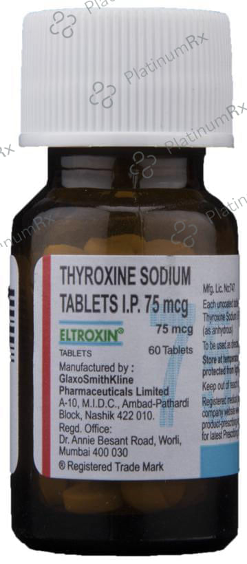 Eltroxin 75mcg Tablet 60s