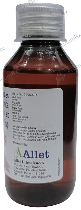 Alerzest DX Syrup Sugar Free