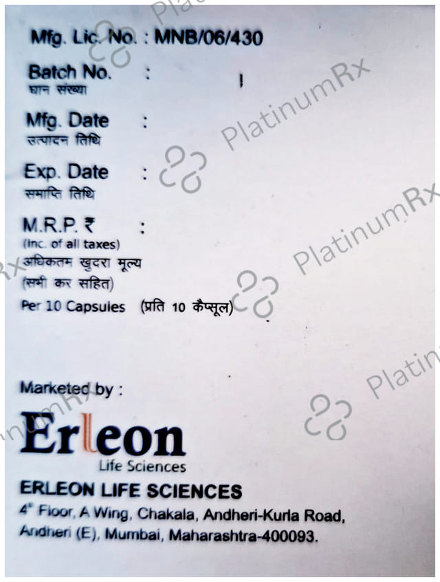 Erlegut 30/20mg DSR Capsule 10s
