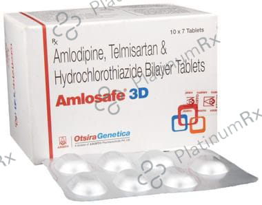 Amlosafe 3D 5/12.5/40mg Tablet 7s