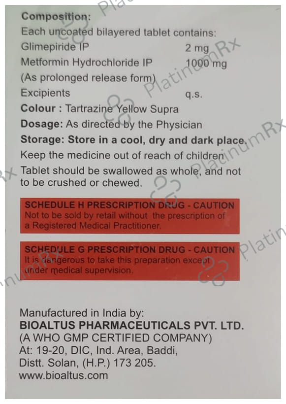 Glimsay M2 Forte Tablet PR