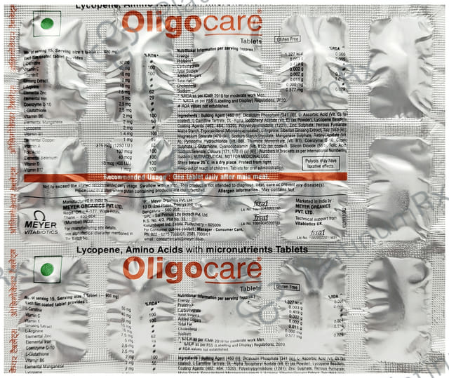 Oligocare Tablet 15s