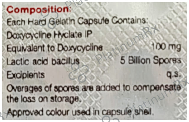 Doxpro 100mg/5B Capsule 10s