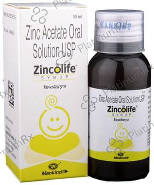 Zincolife 20mg Suspension 50ml