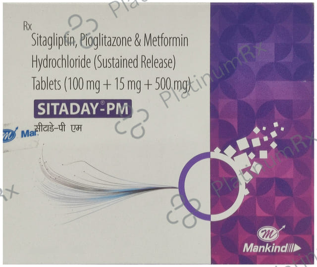 Sitaday PM 15/100/500mg Tablet 15s