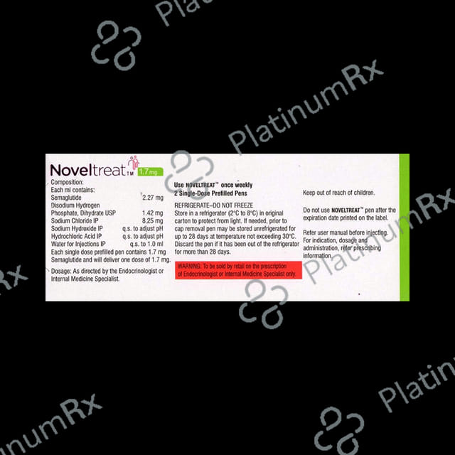 Noveltreat 1.7mg Prefilled Pen Injection 0.75ml