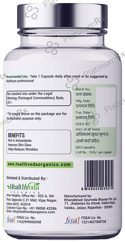 Health Veda Organics Glutathione Builder Capsule