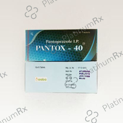 Pantox 40mg Tablet 10s