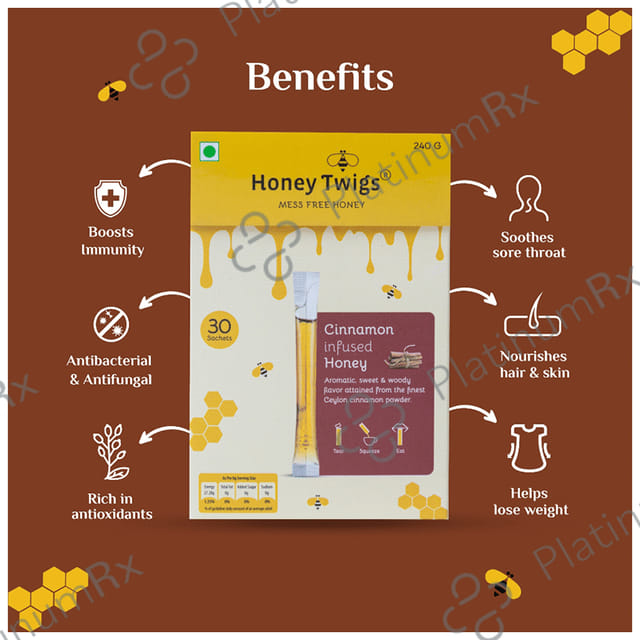 Honey Twigs Cinnamon Infused Honey 240gm