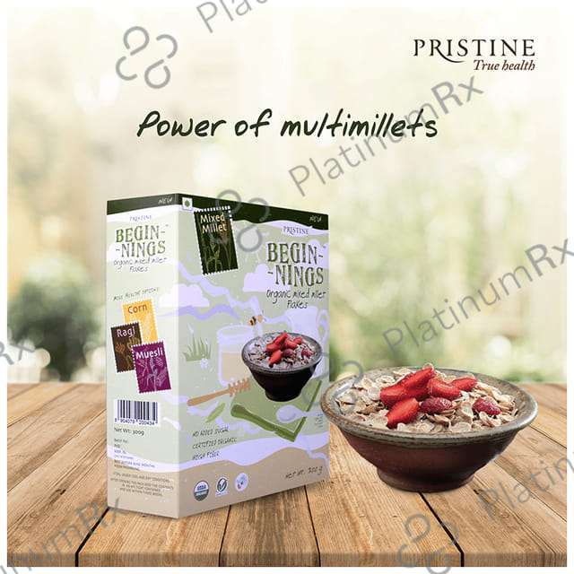 Pristine Beginnings Organic Mixed Millet Flakes 300 gm