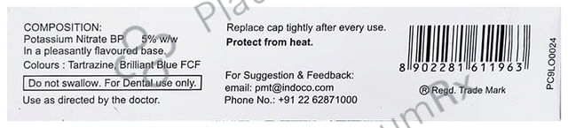 Sensodent K Medicated Dental Cream 60 gm