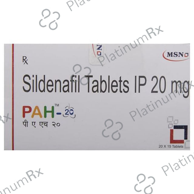 PAH 20mg Tablet 15s