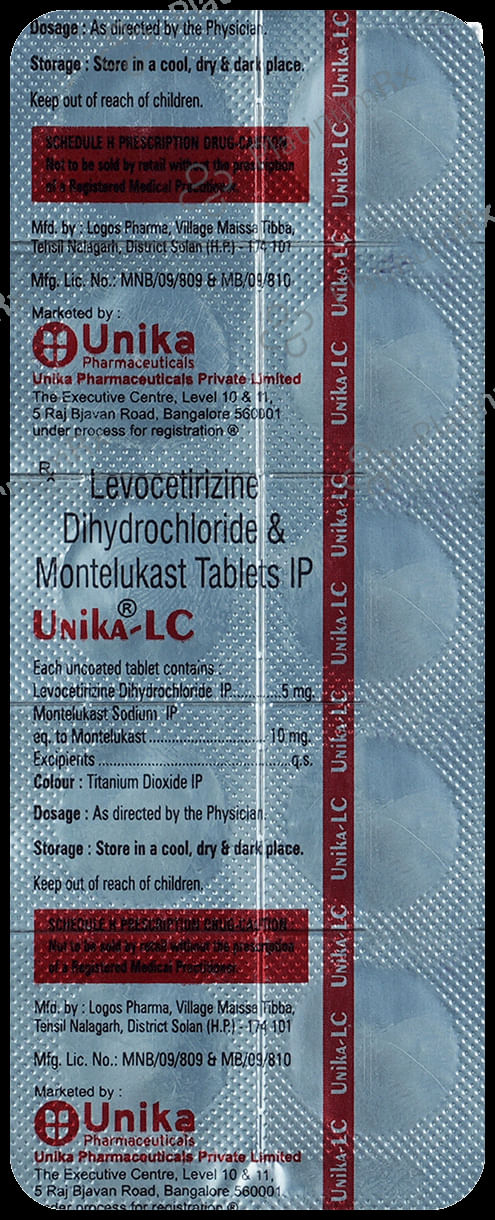 Unika-LC 5mg/10mg Tablet