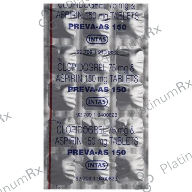 Preva AS 150/75mg Tablet 15s