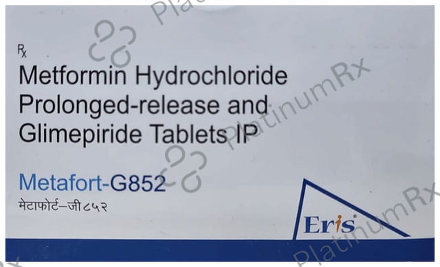 Metafort G 2/850mg Tablet SR 10s