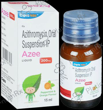 Azee 200mg Liquid Peppermint & Orange Oral Suspension 15ml