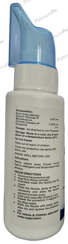 Sino Rinse Isotonic Nasal Spray 100ml