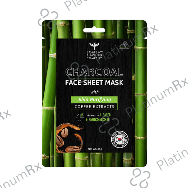 Bombay Shaving Company Charcoal Face Sheet Mask