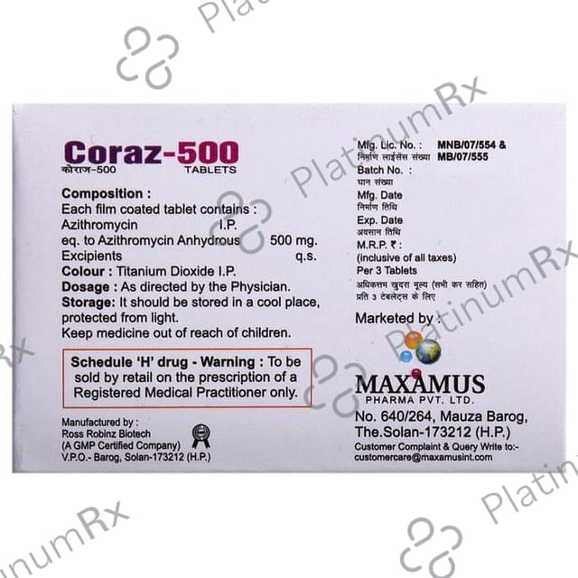 Coraz 500 Tablet