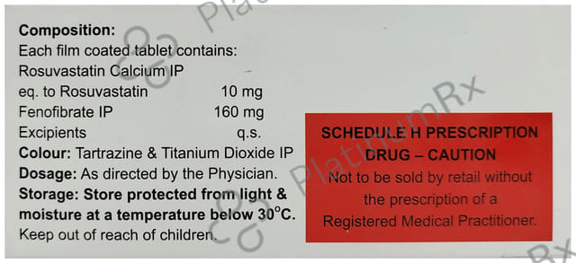 Impurose F 160/10mg Tablet 10s
