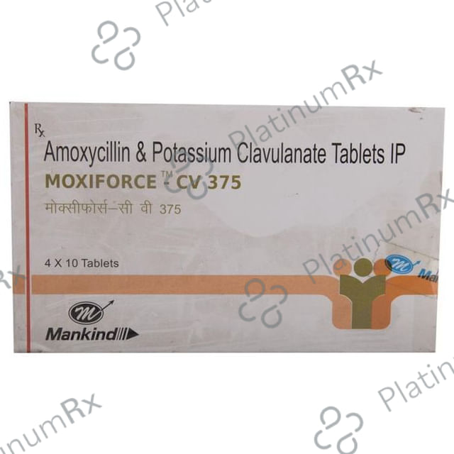 Moxiforce CV 375mg Tablet 10s