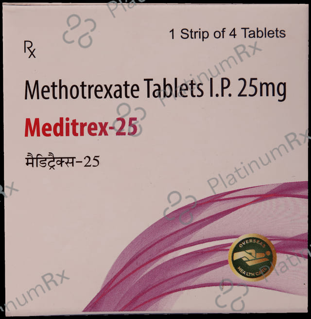 Meditrex 25mg Tablet 4s